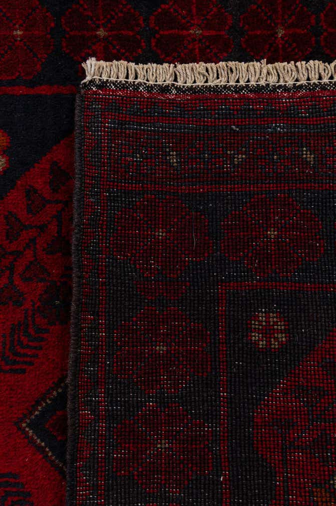 2' 8 x 9' 8 Hand Knotted Khal Mohammadi Wool Runner Rug