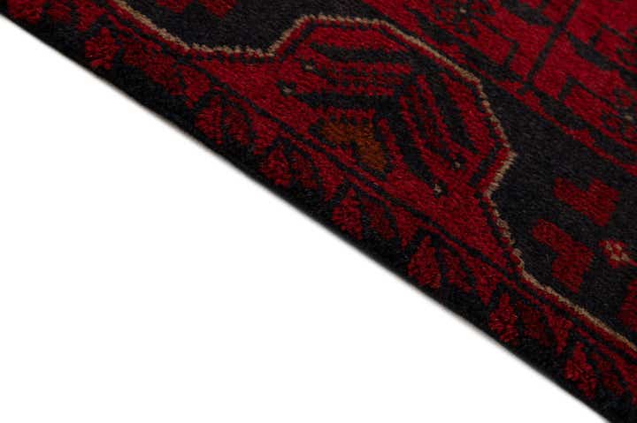 2' 6 x 9' 7 Hand Knotted Khal Mohammadi Wool Runner Rug