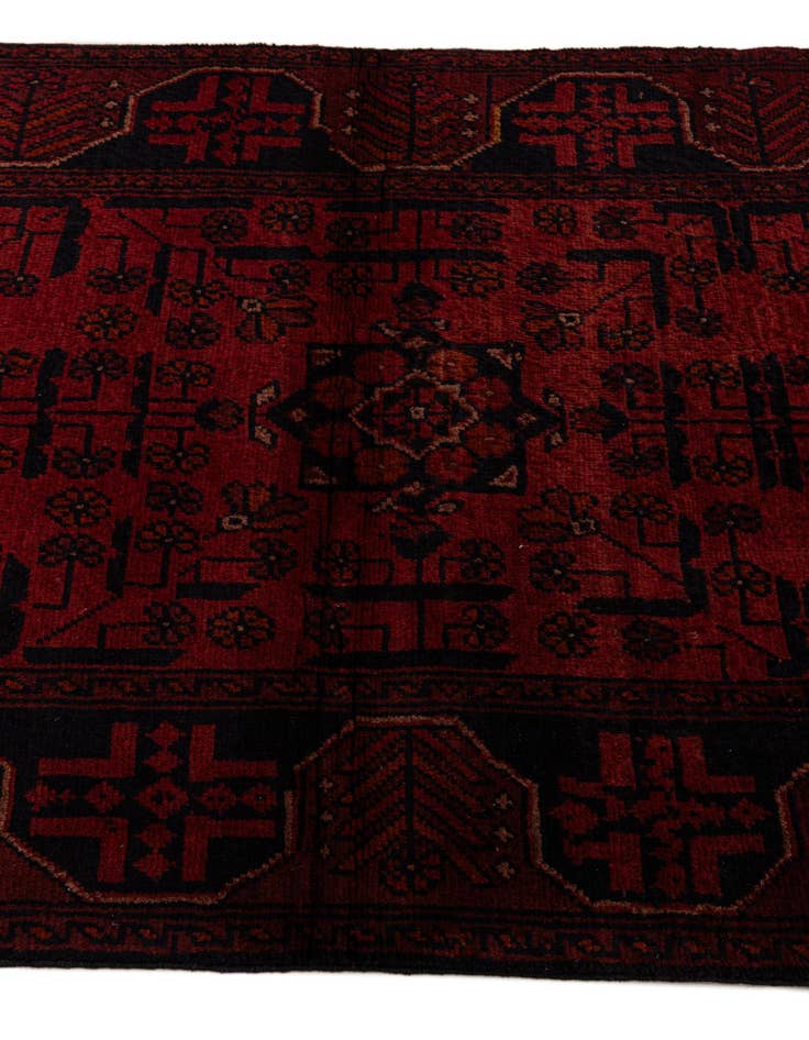 Detail image of 2' 10 x 9' 6  Hand Knotted Khal Mohammadi Wool Runner Rug