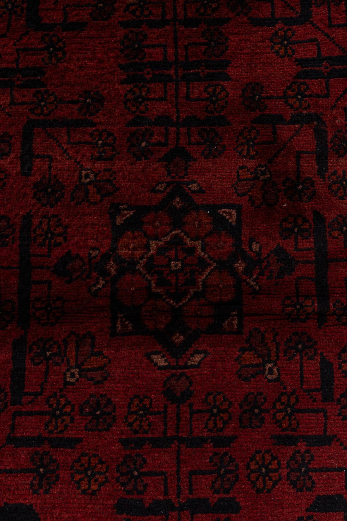 2' 10 x 9' 6 Hand Knotted Khal Mohammadi Wool Runner Rug