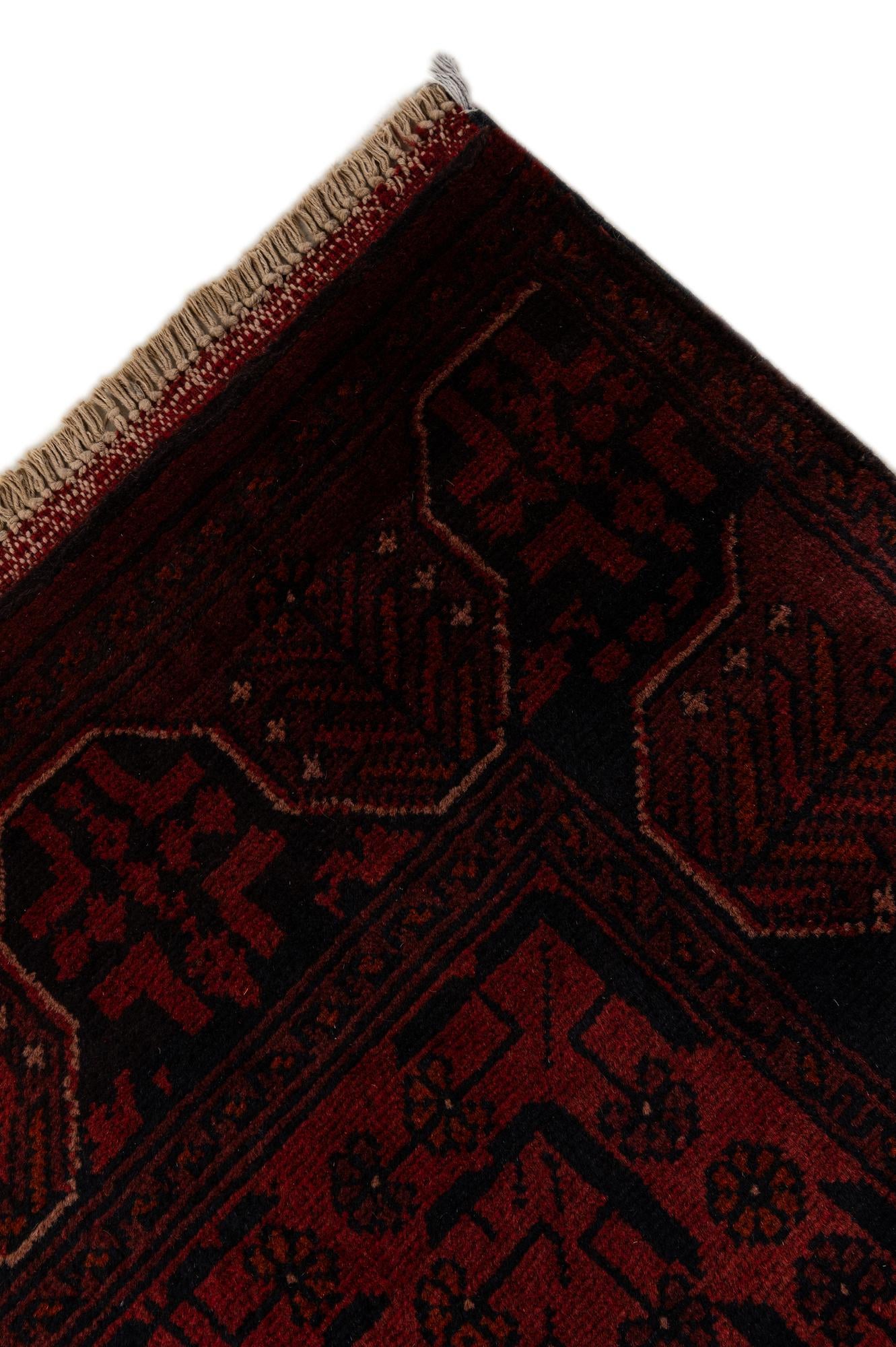 2' 10 x 9' 6 Hand Knotted Khal Mohammadi Wool Runner Rug