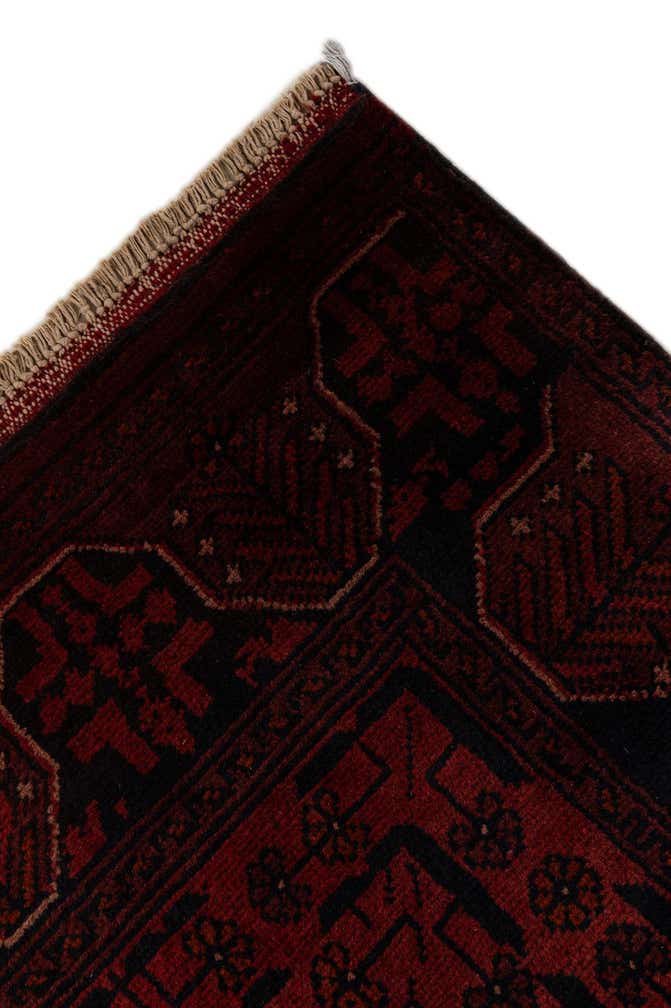 2' 10 x 9' 6 Hand Knotted Khal Mohammadi Wool Runner Rug