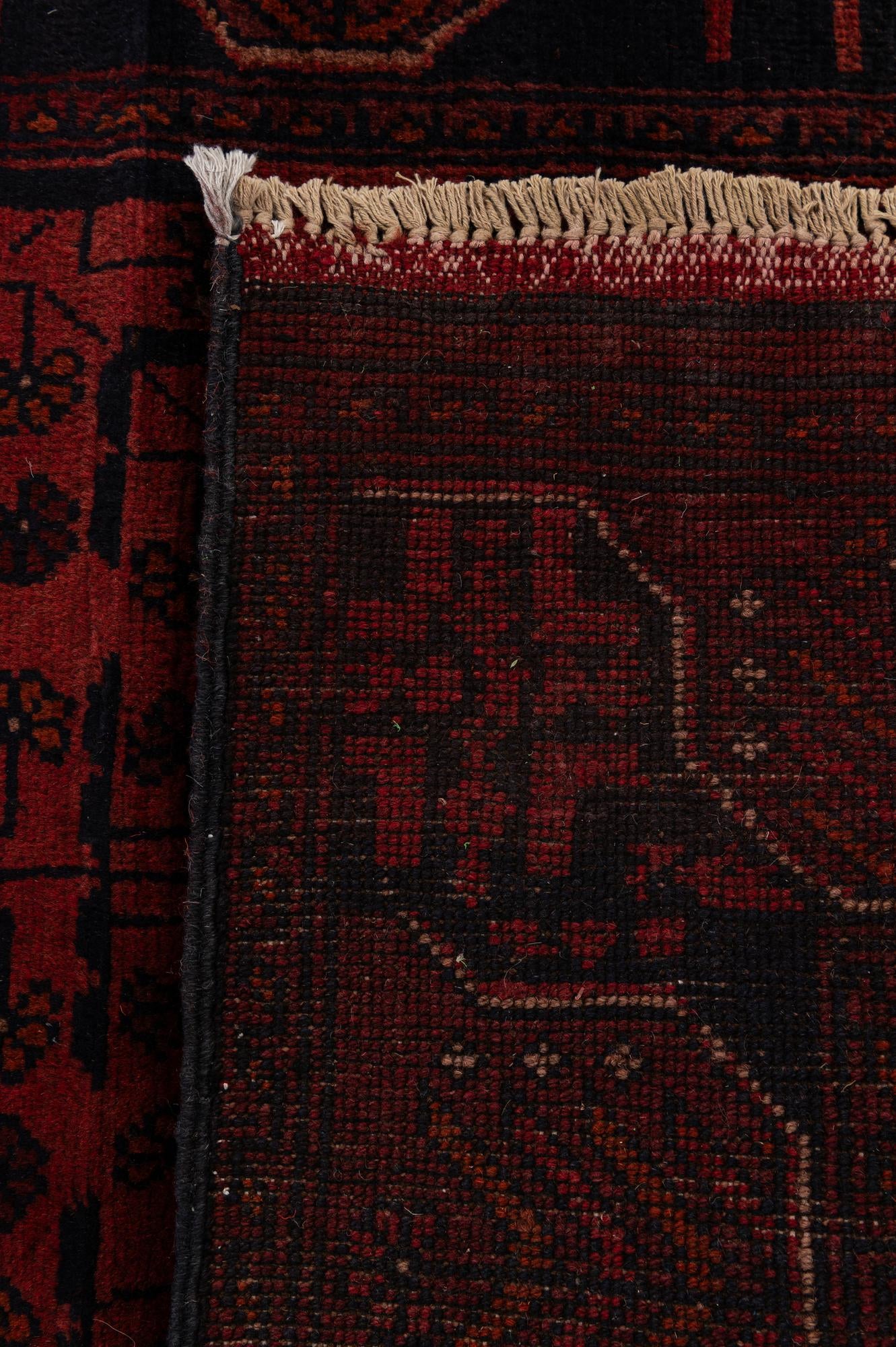 2' 10 x 9' 6 Hand Knotted Khal Mohammadi Wool Runner Rug