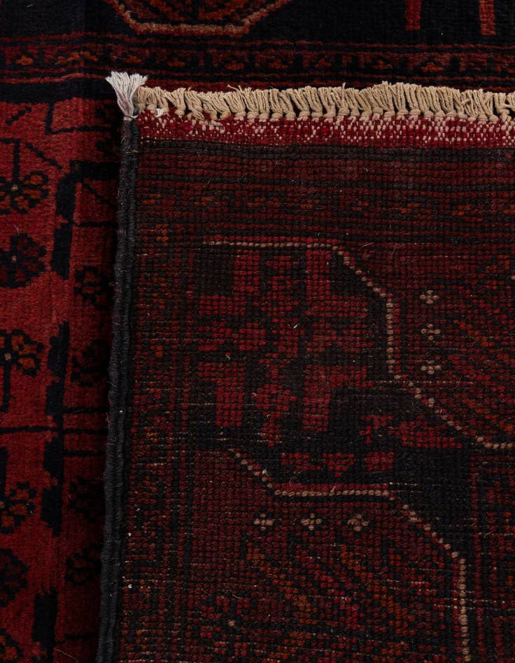Detail image of 2' 10 x 9' 6  Hand Knotted Khal Mohammadi Wool Runner Rug