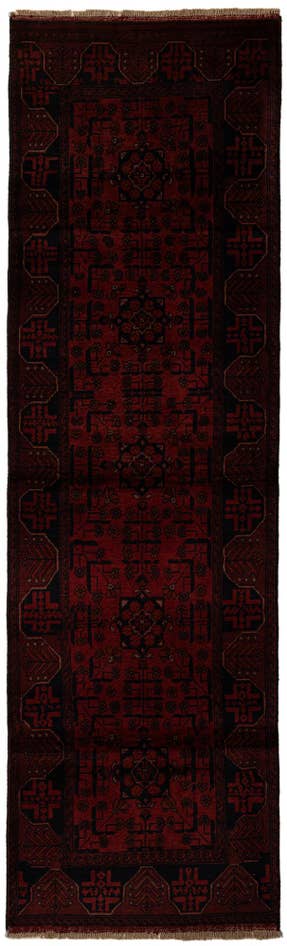 Detail image of 2' 10 x 9' 6 Hand Knotted Khal Mohammadi Wool Runner Rug