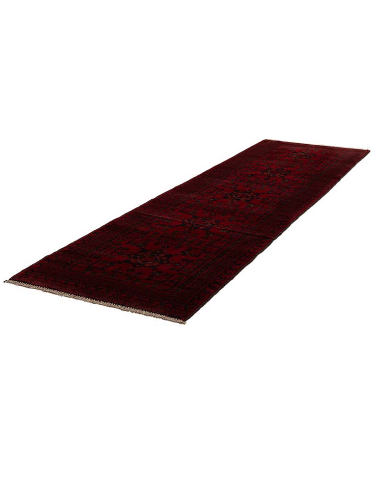 Detail image of 2' 8 x 9' 5  Hand Knotted Khal Mohammadi Wool Runner Rug