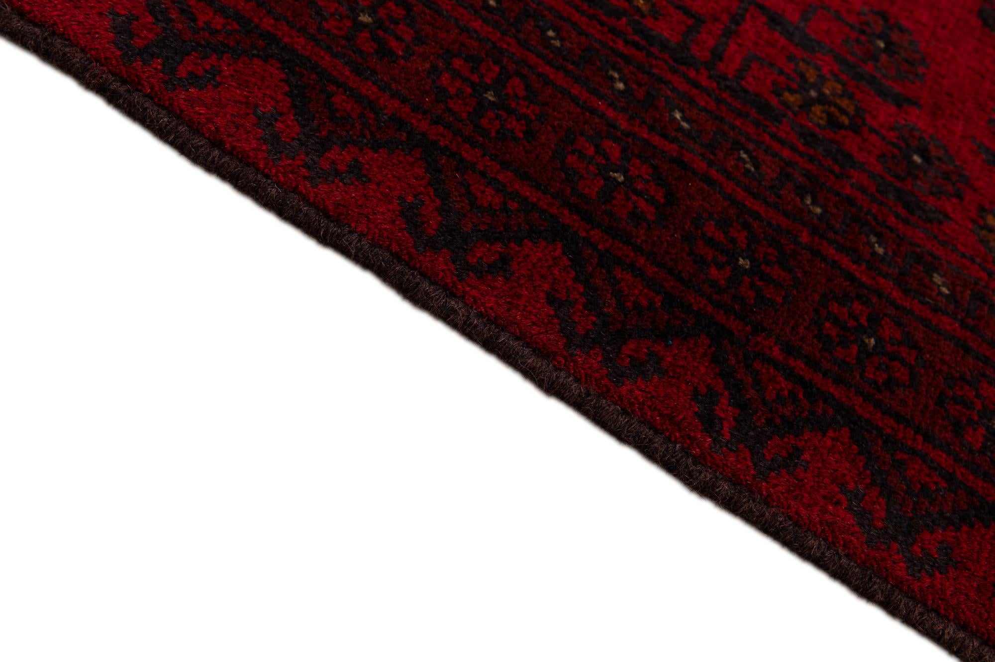 2' 8 x 9' 5 Hand Knotted Khal Mohammadi Wool Runner Rug