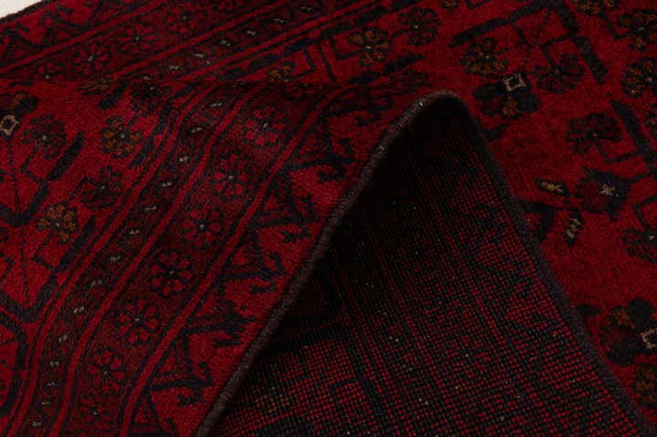 2' 8 x 9' 5 Hand Knotted Khal Mohammadi Wool Runner Rug