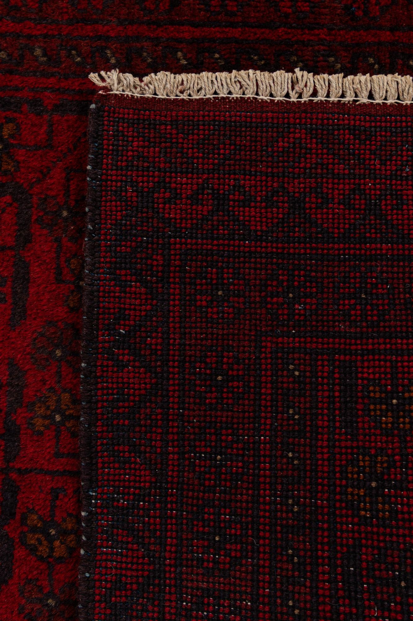 2' 8 x 9' 5 Hand Knotted Khal Mohammadi Wool Runner Rug