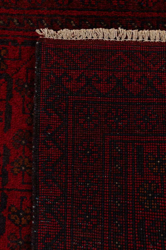2' 8 x 9' 5 Hand Knotted Khal Mohammadi Wool Runner Rug