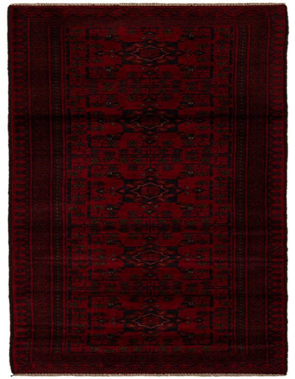 Detail image of 2' 8 x 9' 5 Hand Knotted Khal Mohammadi Wool Runner Rug