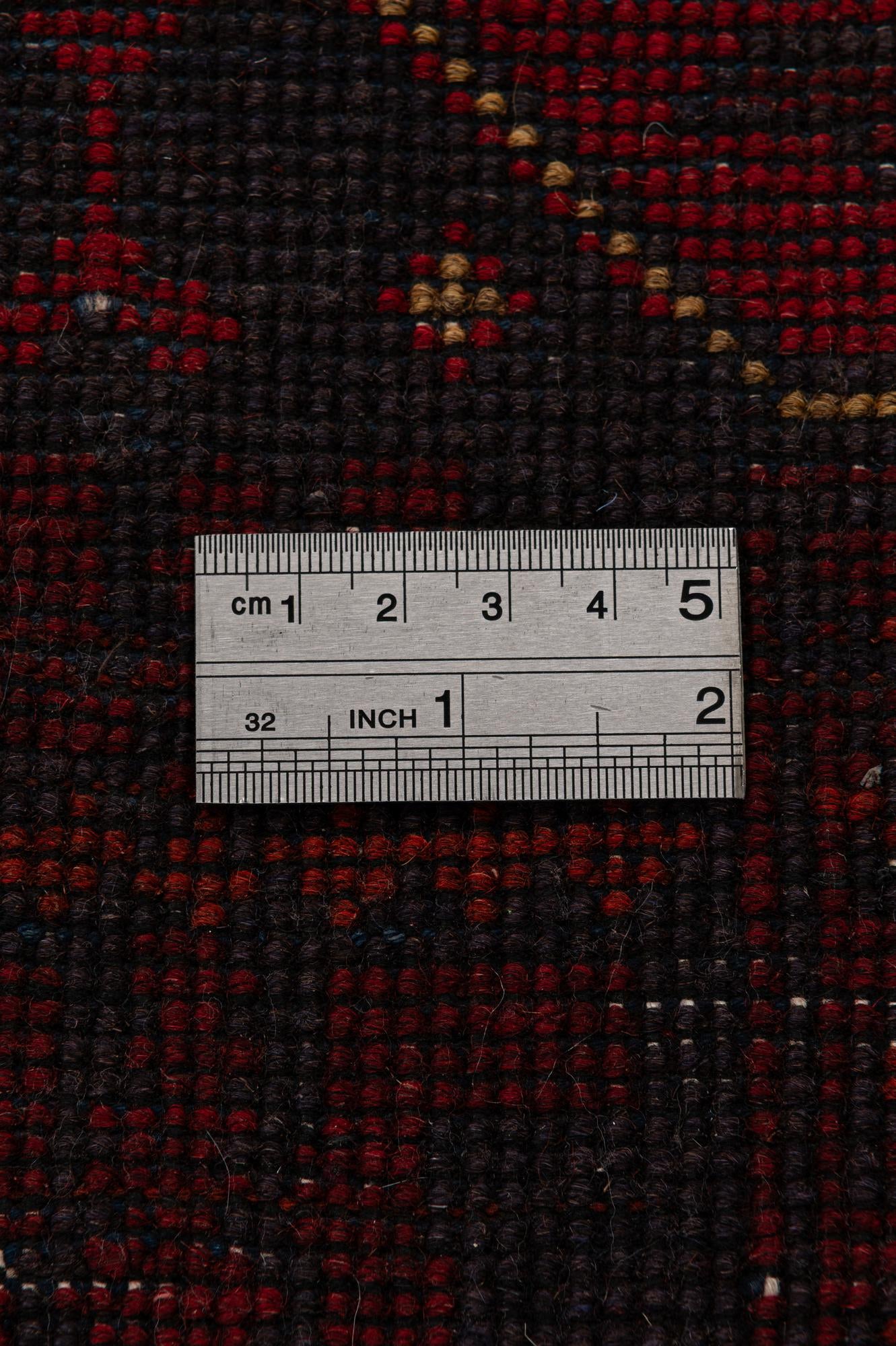 2' 9 x 9' 5 Hand Knotted Khal Mohammadi Wool Runner Rug