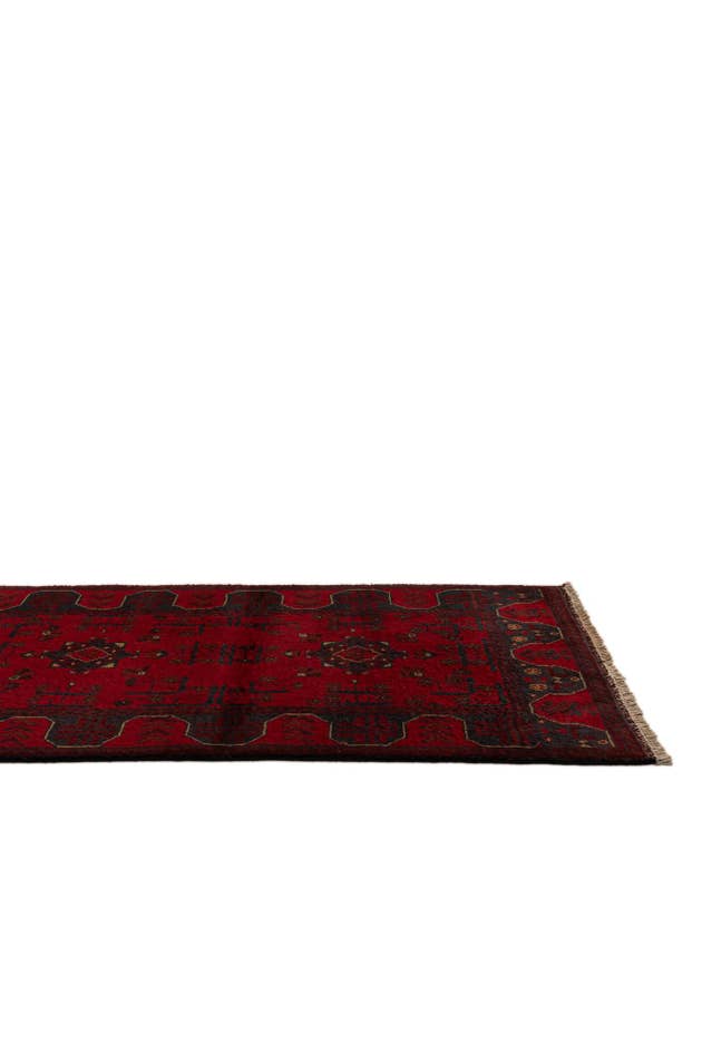 Detail image of 2' 9 x 9' 5 Hand Knotted Khal Mohammadi Wool Runner Rug