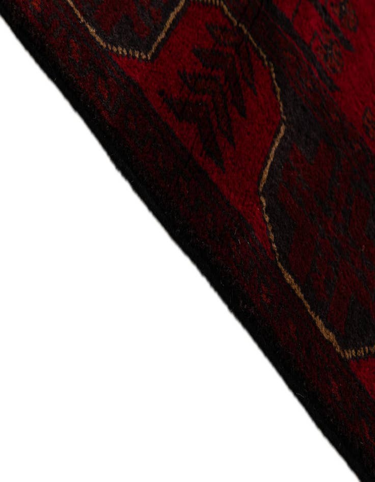 Detail image of 2' 9 x 9' 5  Hand Knotted Khal Mohammadi Wool Runner Rug