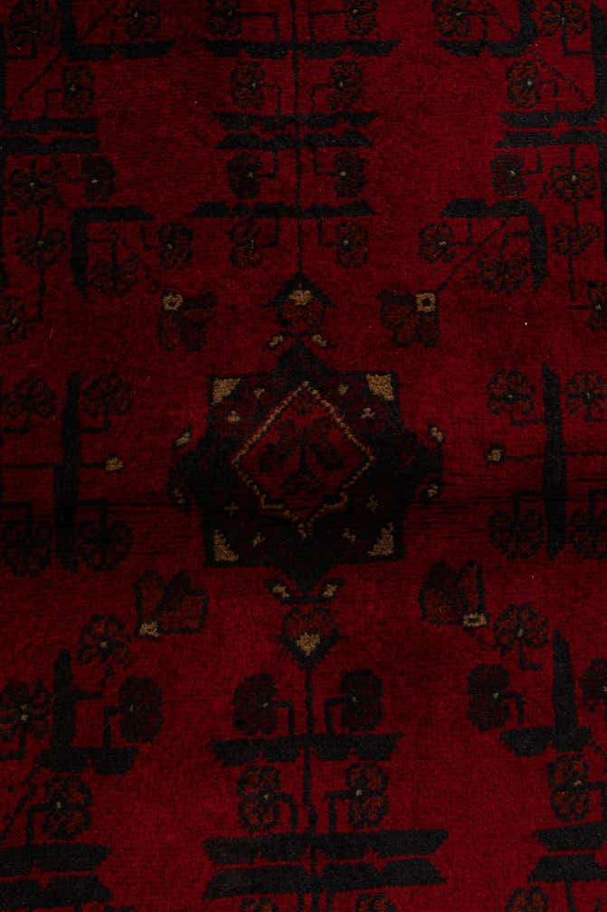 2' 9 x 9' 5 Hand Knotted Khal Mohammadi Wool Runner Rug