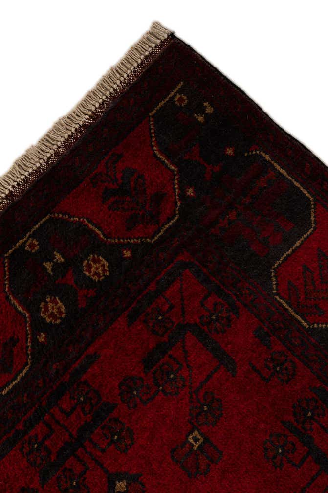 2' 9 x 9' 5 Hand Knotted Khal Mohammadi Wool Runner Rug