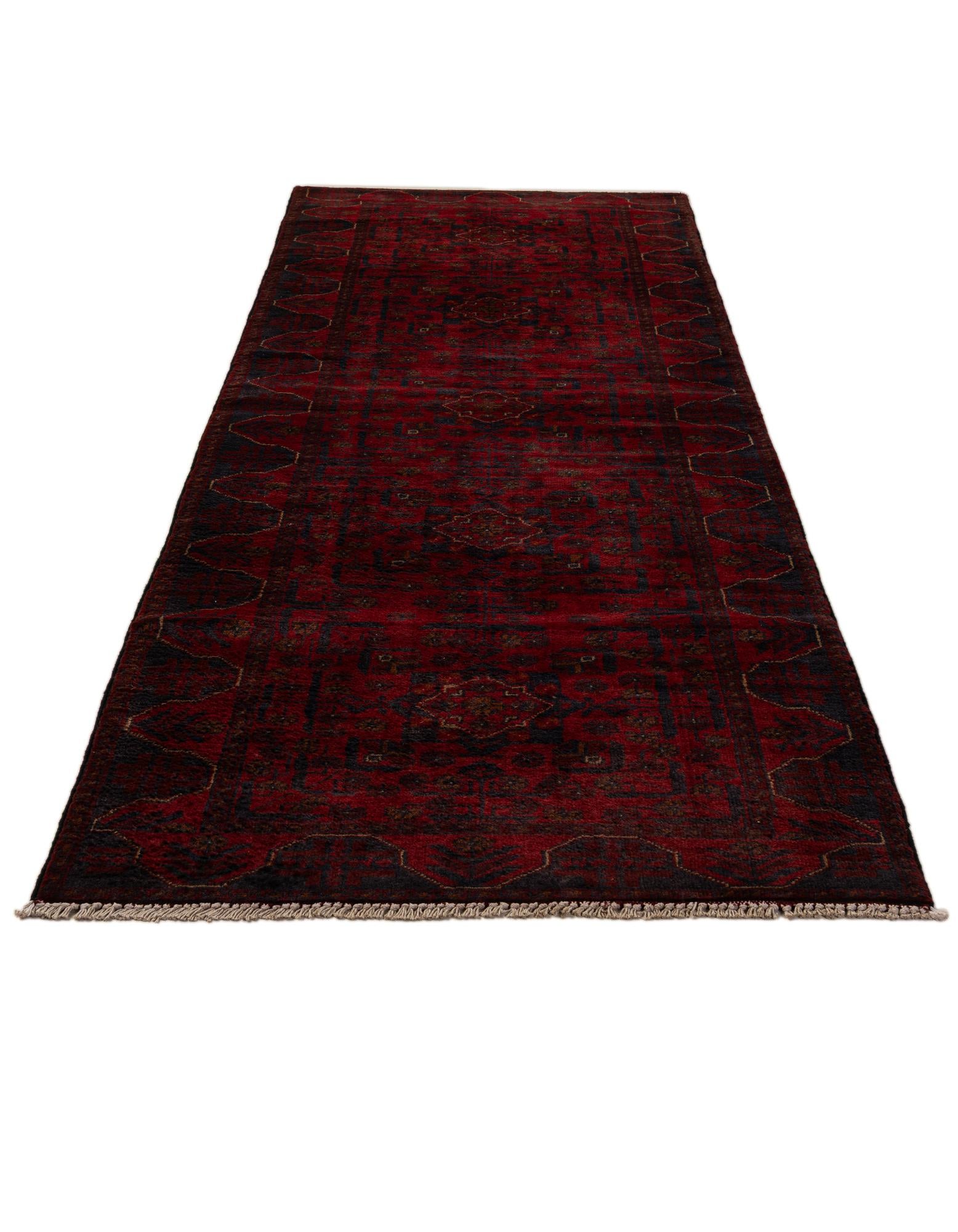2' 10 x 9' 7 Hand Knotted Khal Mohammadi Wool Runner Rug
