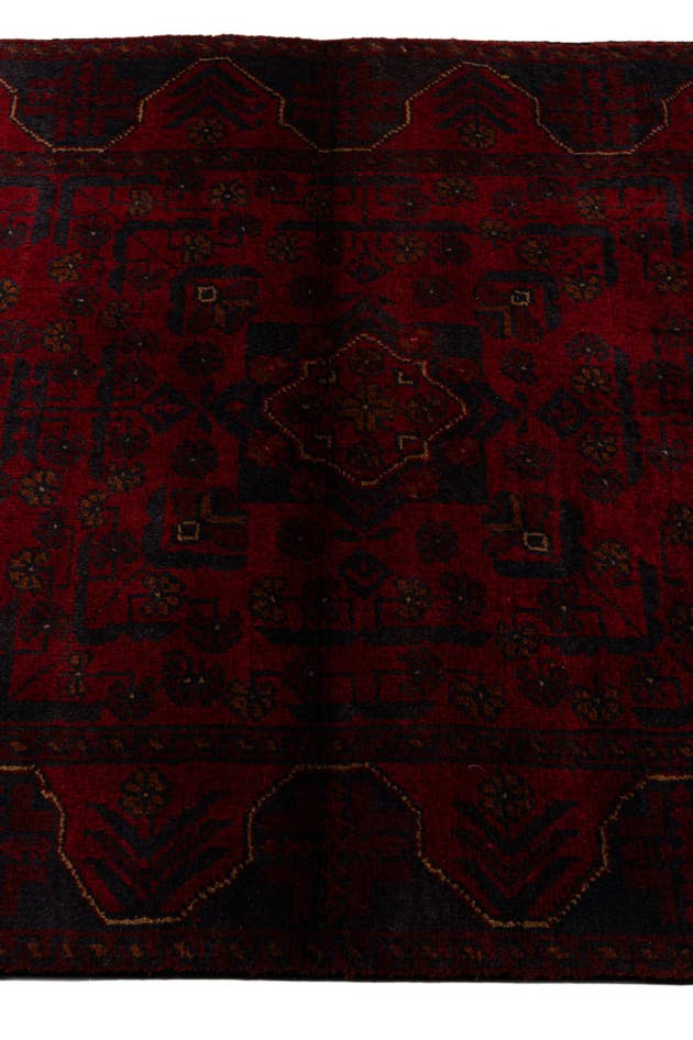 Detail image of 2' 10 x 9' 7 Hand Knotted Khal Mohammadi Wool Runner Rug