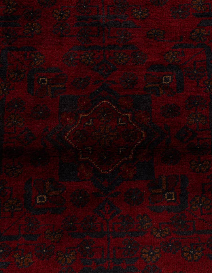 Detail image of 2' 10 x 9' 7  Hand Knotted Khal Mohammadi Wool Runner Rug
