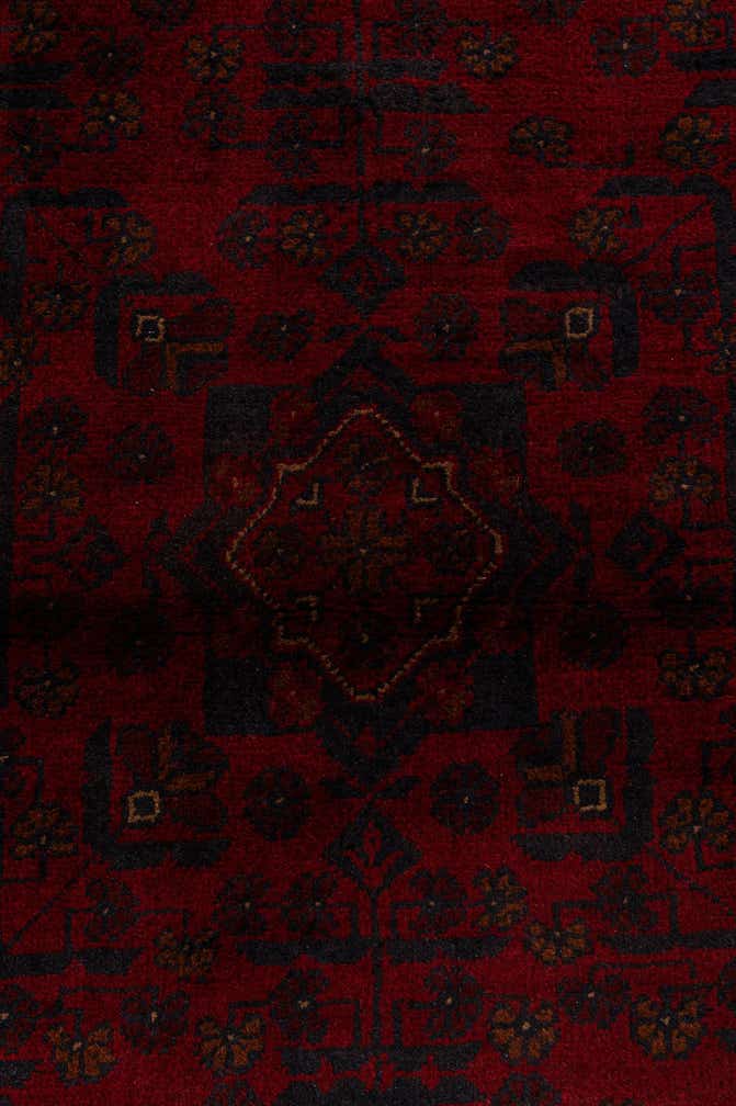 2' 10 x 9' 7 Hand Knotted Khal Mohammadi Wool Runner Rug