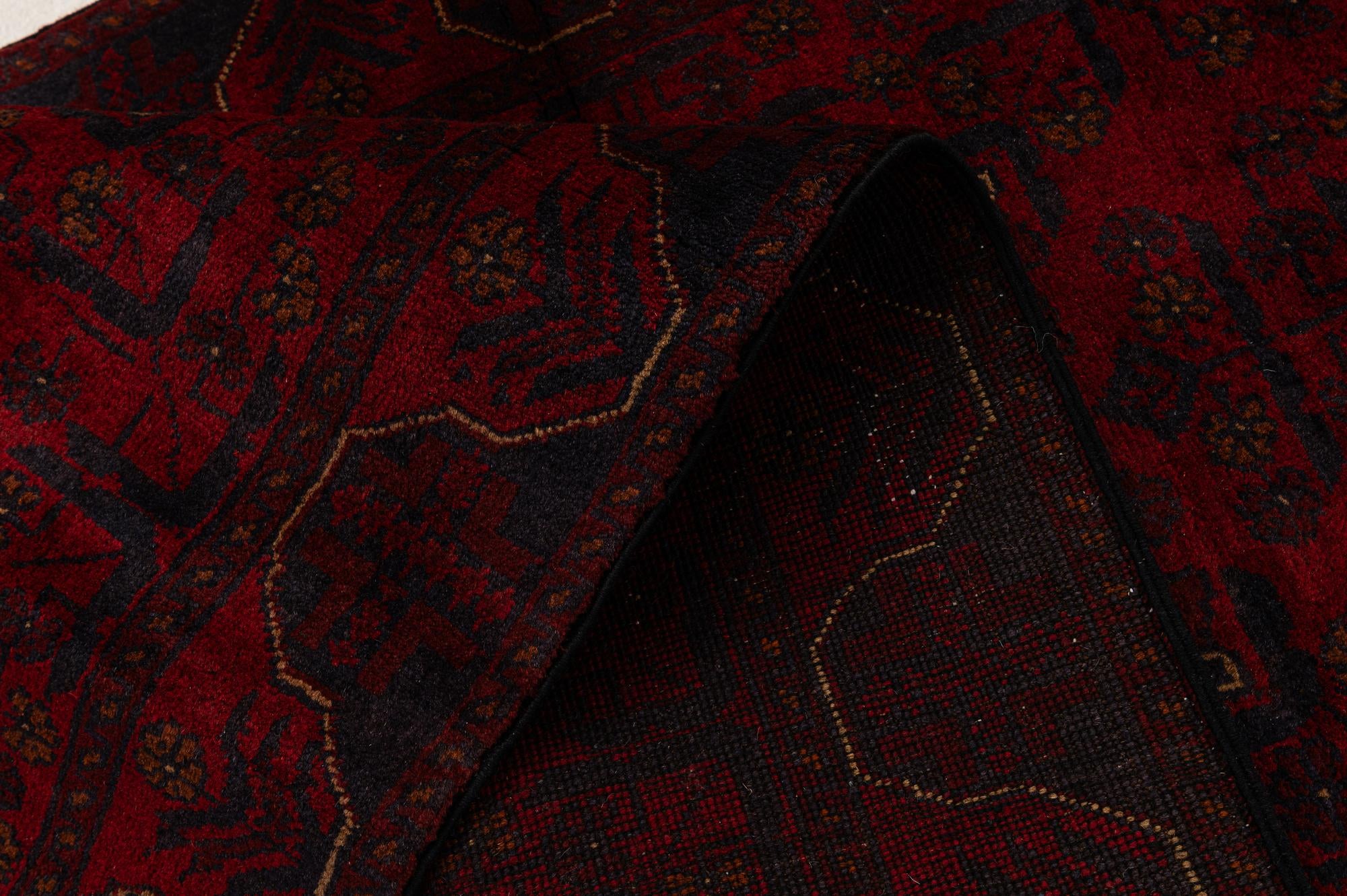 2' 10 x 9' 7 Hand Knotted Khal Mohammadi Wool Runner Rug