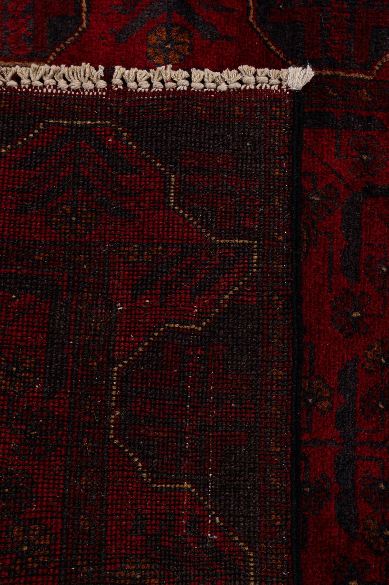 2' 10 x 9' 7 Hand Knotted Khal Mohammadi Wool Runner Rug
