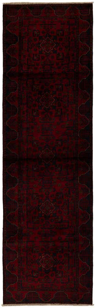 2' 10 x 9' 7 Hand Knotted Khal Mohammadi Wool Runner Rug