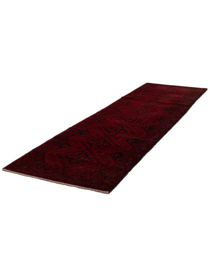 Detail image of 2' 8 x 9' 8 Hand Knotted Khal Mohammadi Wool Runner Rug