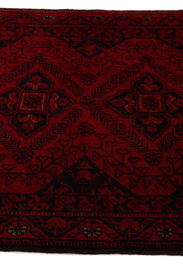 Detail image of 2' 8 x 9' 8 Hand Knotted Khal Mohammadi Wool Runner Rug