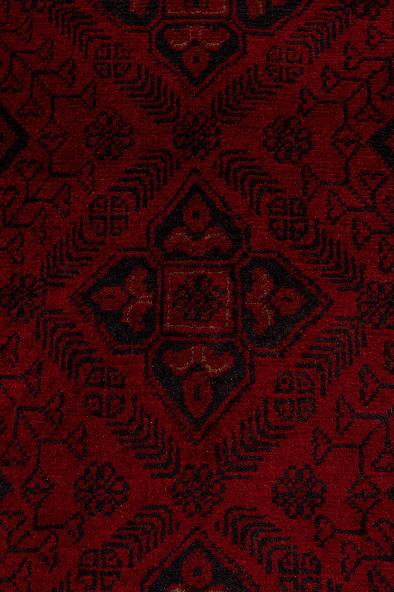2' 8 x 9' 8 Hand Knotted Khal Mohammadi Wool Runner Rug
