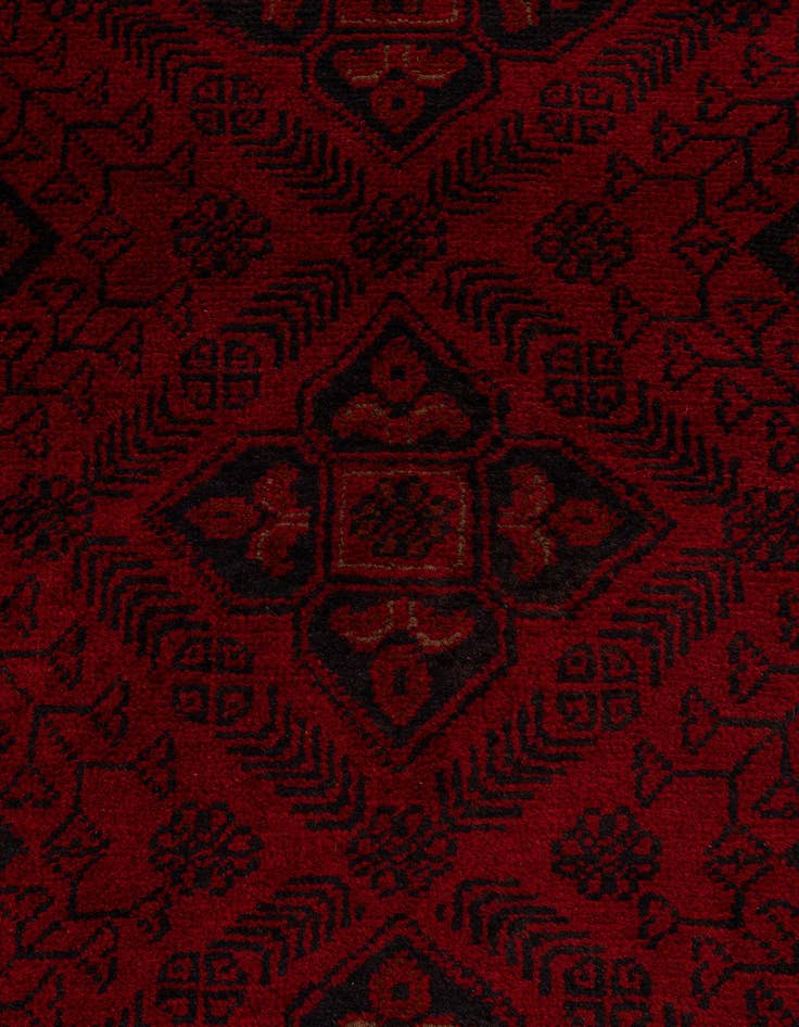 Detail image of 2' 8 x 9' 8  Hand Knotted Khal Mohammadi Wool Runner Rug