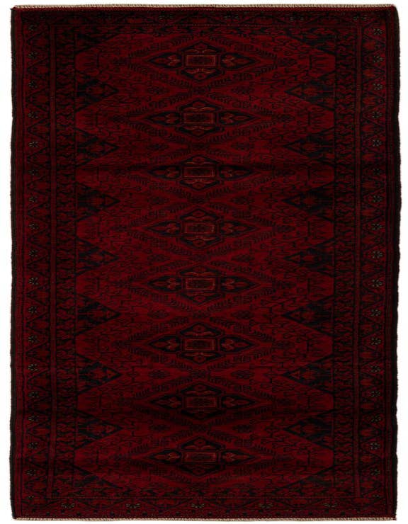 Detail image of 2' 8 x 9' 8 Hand Knotted Khal Mohammadi Wool Runner Rug