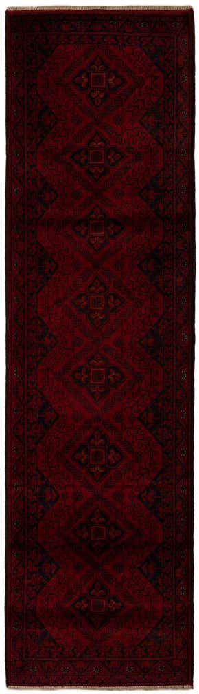 2' 8 x 9' 8 Hand Knotted Khal Mohammadi Wool Runner Rug