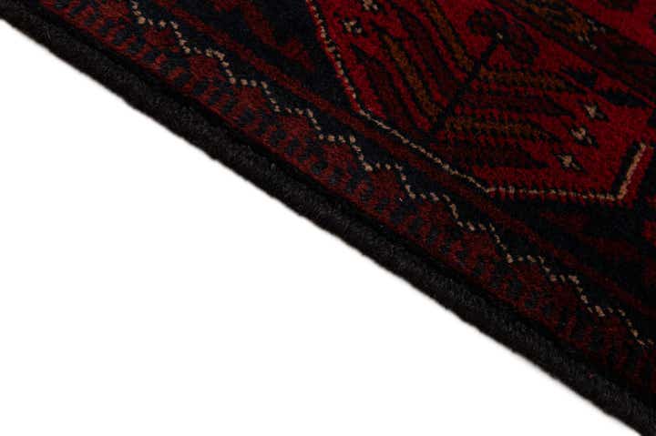 2' 9 x 9' 8 Hand Knotted Khal Mohammadi Wool Runner Rug