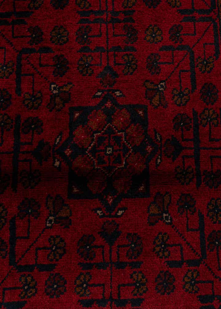 2' 9 x 9' 8 Hand Knotted Khal Mohammadi Wool Runner Rug