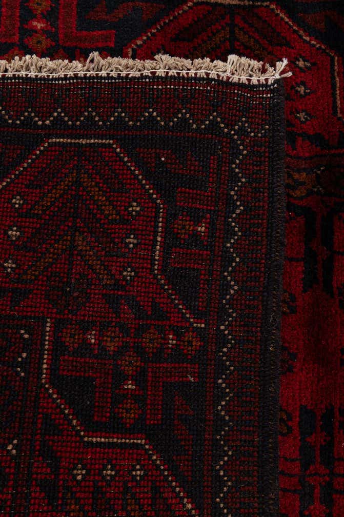2' 9 x 9' 8 Hand Knotted Khal Mohammadi Wool Runner Rug