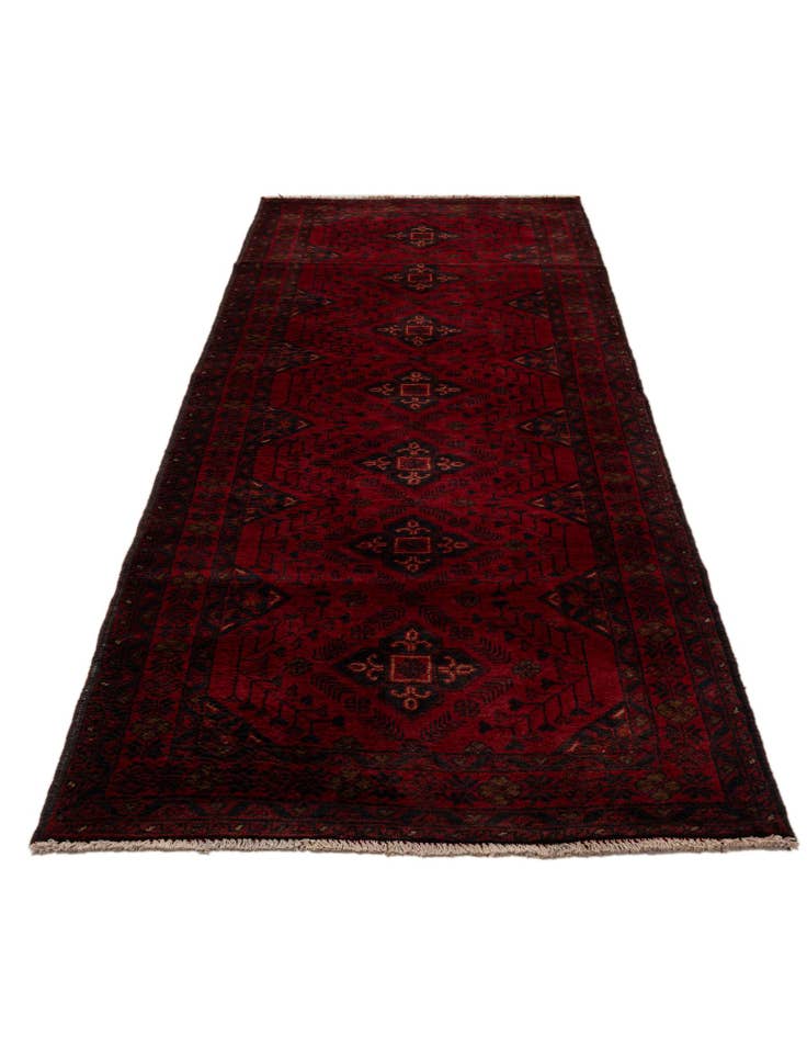 Detail image of 2' 10 x 9' 6 Hand Knotted Khal Mohammadi Wool Runner Rug