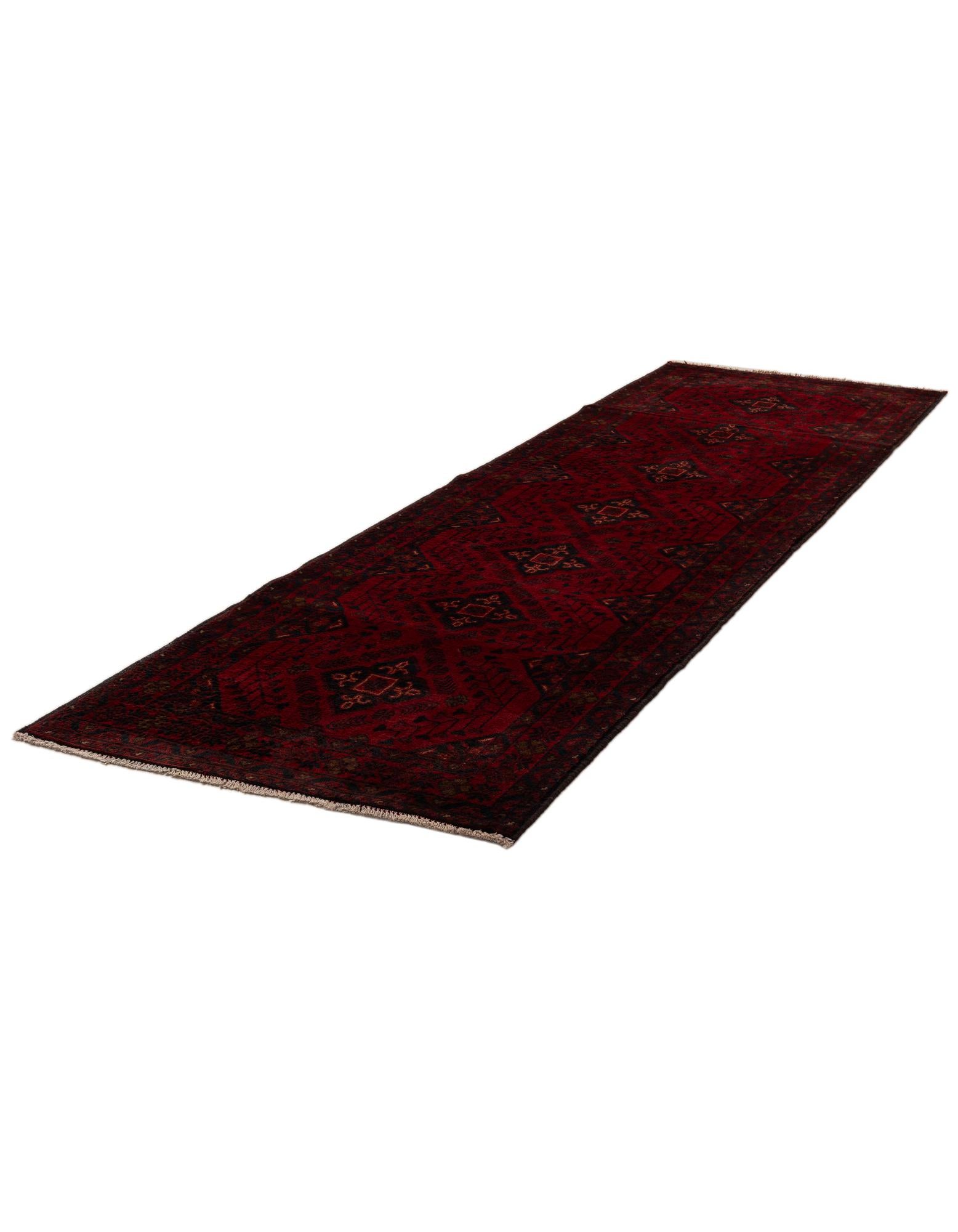 2' 10 x 9' 6 Hand Knotted Khal Mohammadi Wool Runner Rug