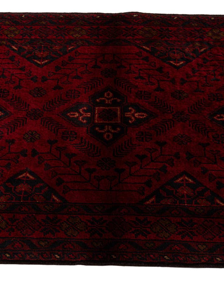 Detail image of 2' 10 x 9' 6  Hand Knotted Khal Mohammadi Wool Runner Rug