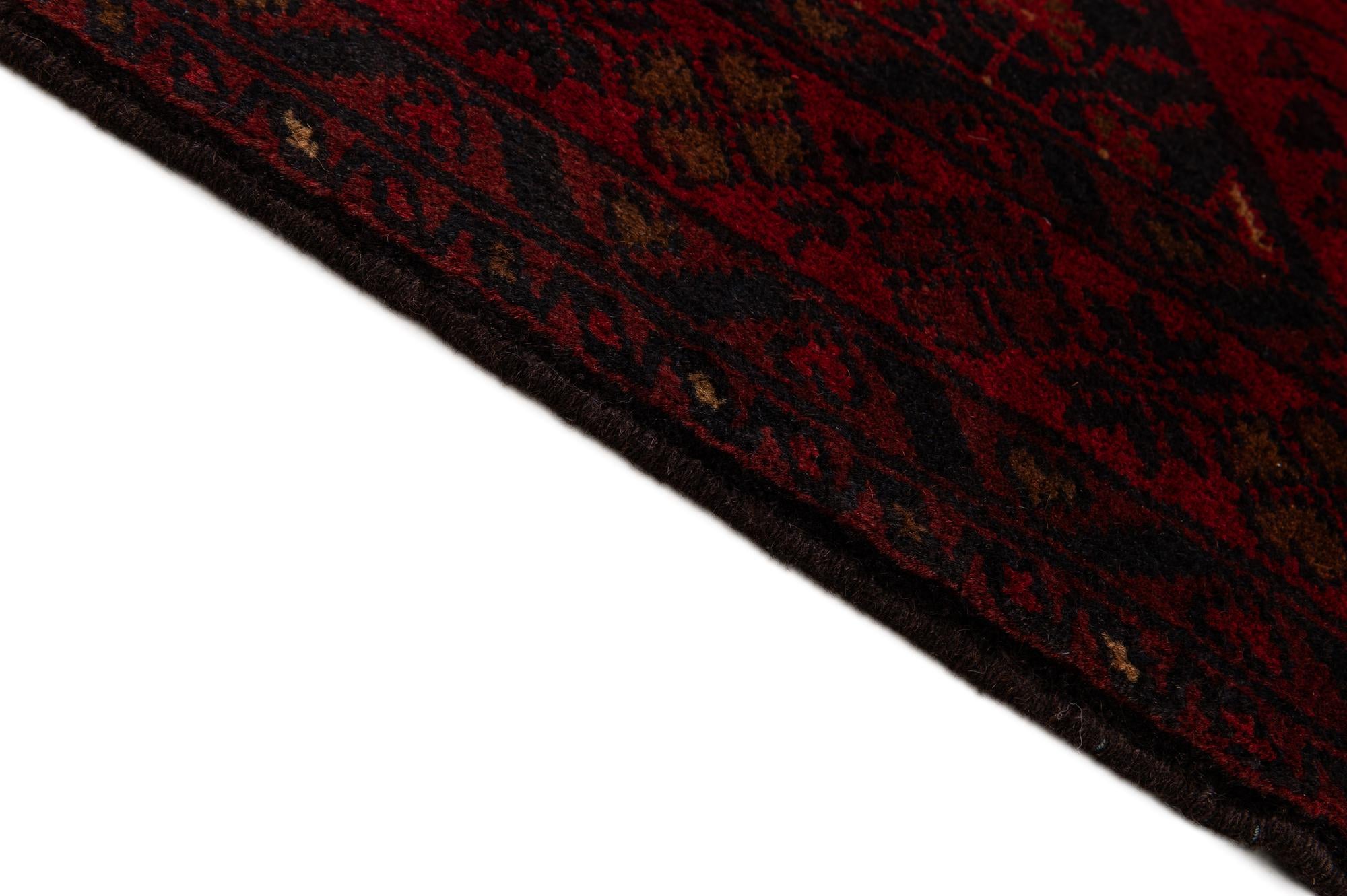 2' 10 x 9' 6 Hand Knotted Khal Mohammadi Wool Runner Rug