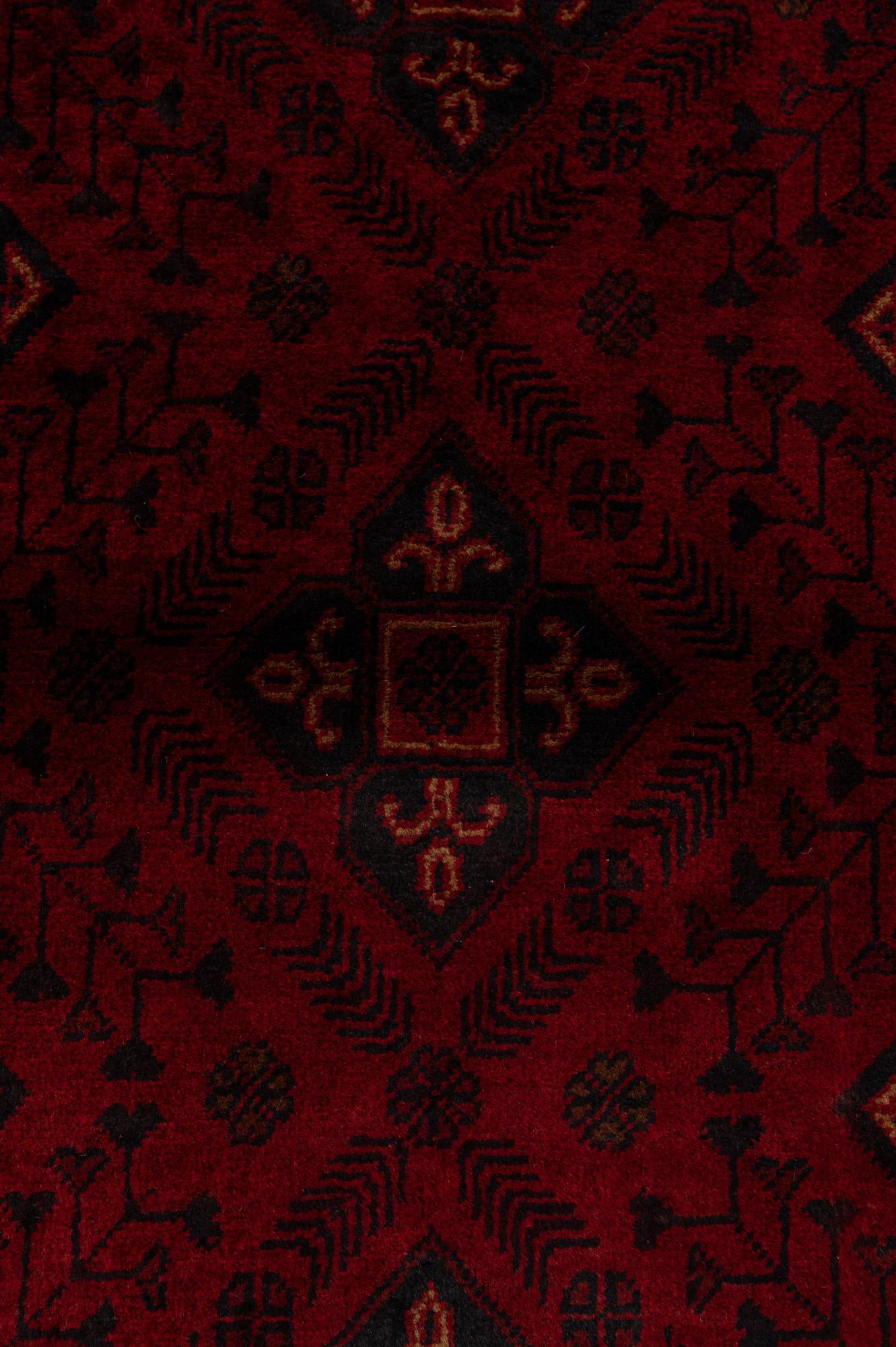 2' 10 x 9' 6 Hand Knotted Khal Mohammadi Wool Runner Rug