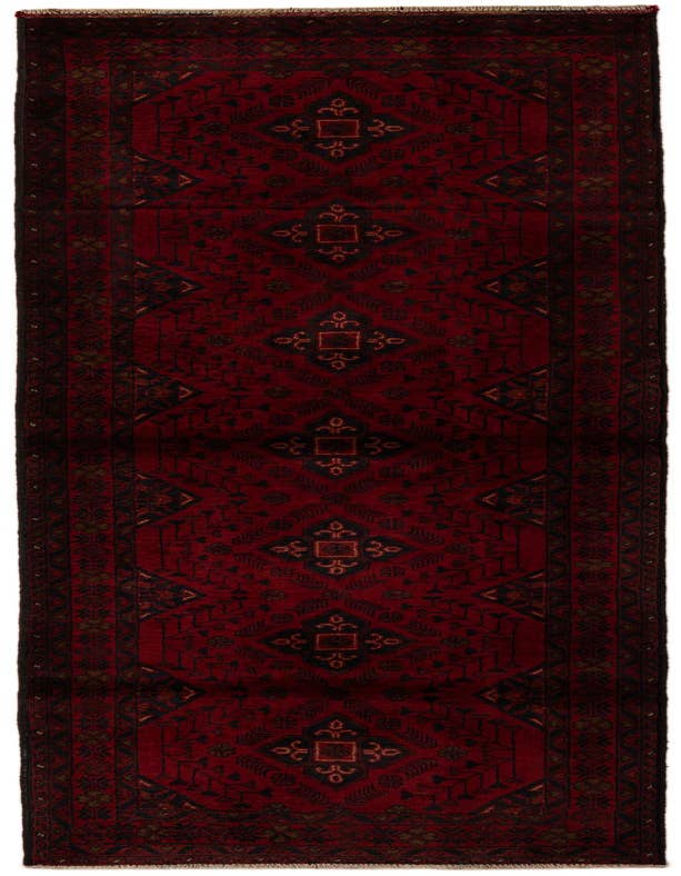 Detail image of 2' 10 x 9' 6 Hand Knotted Khal Mohammadi Wool Runner Rug