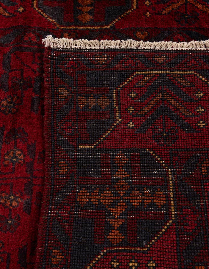 Detail image of 2' 10 x 9' 6  Hand Knotted Khal Mohammadi Wool Runner Rug
