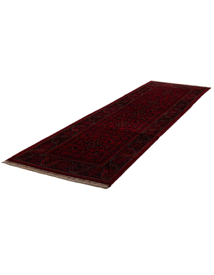 Detail image of 2' 8 x 9' 5  Hand Knotted Khal Mohammadi Wool Runner Rug