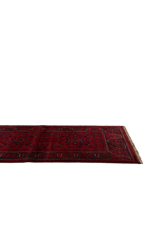 Detail image of 2' 8 x 9' 5 Hand Knotted Khal Mohammadi Wool Runner Rug