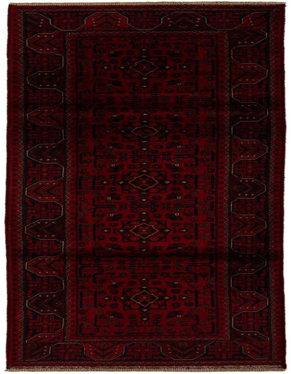 Detail image of 2' 8 x 9' 5 Hand Knotted Khal Mohammadi Wool Runner Rug