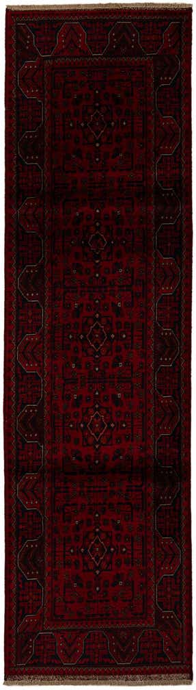 2' 8 x 9' 5 Hand Knotted Khal Mohammadi Wool Runner Rug