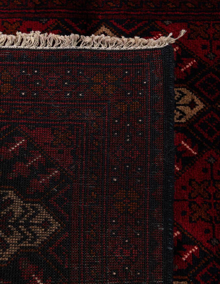 Detail image of 2' 9 x 9' 6  Hand Knotted Khal Mohammadi Wool Runner Rug