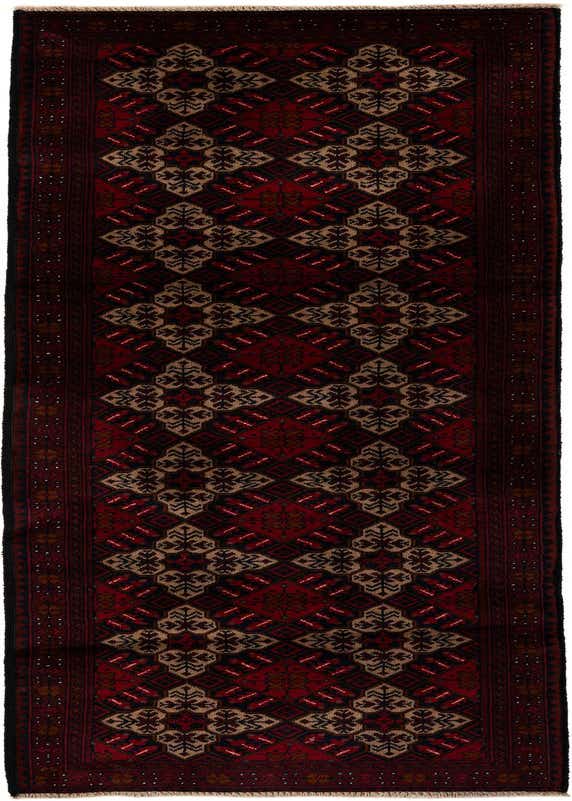 2' 9 x 9' 6 Hand Knotted Khal Mohammadi Wool Runner Rug