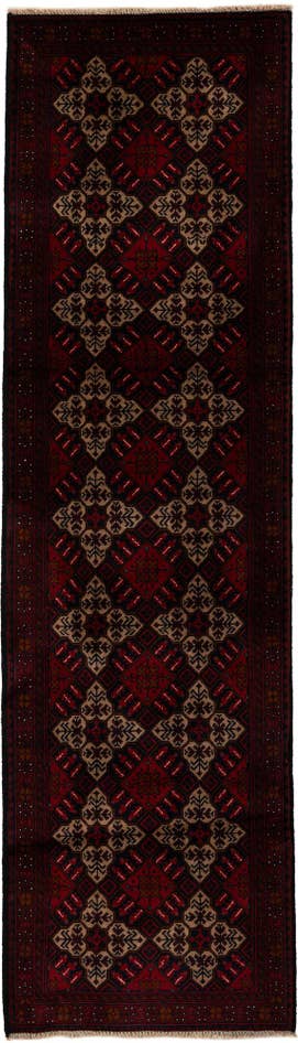 Detail image of 2' 9 x 9' 6 Hand Knotted Khal Mohammadi Wool Runner Rug